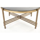 Стол журнальный HALMAR ISMENA черный/золотой, 80/41